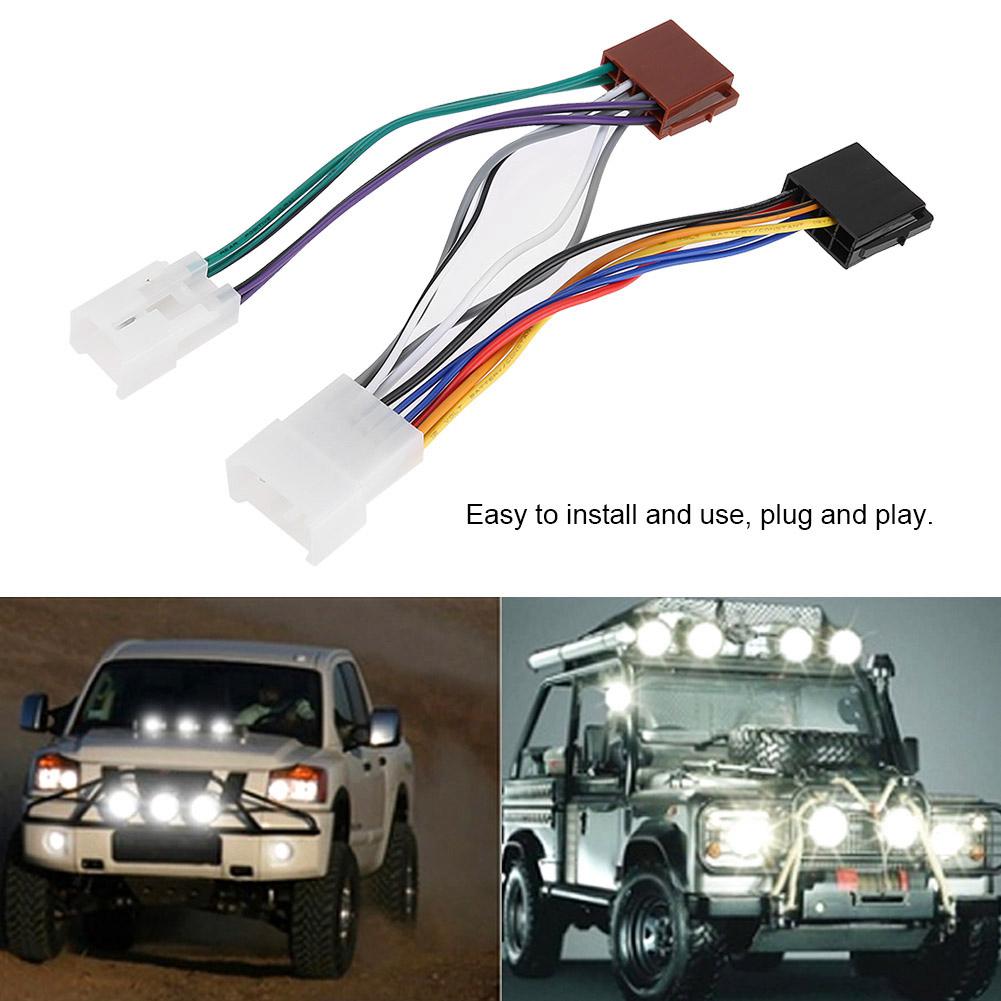 Car Audio Line Plug Connector Connection Line Interior ISO Wiring Harness Fit for Toyota
