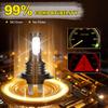 2 шт. 9005 9006 H11 H3 H4 H7 5202 880 881 Светодиодные Белые 6000K Супер Яркие Лампы Фары Противотуманные Фары CSP-Чипы Ближний/Дальний Свет Plug&Play