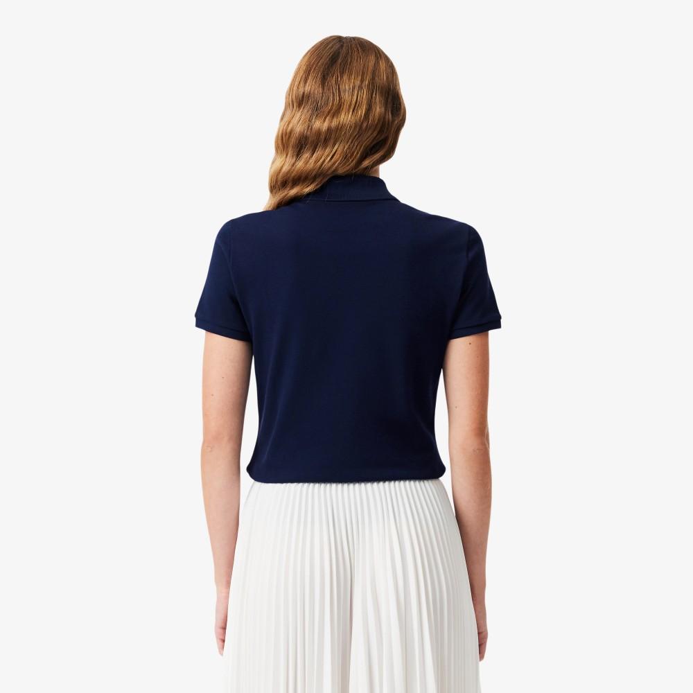 Lacoste Женская узкая мини-футболка-поло из пике PF5462-56G166