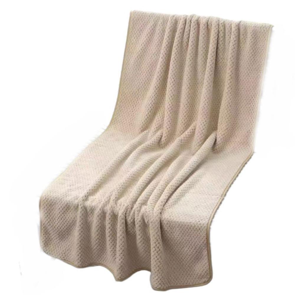 Coral Fleece Adult Bath Towel Thickenin Shower Towel Skin-Friendly Bath Wiping  for Men and Women