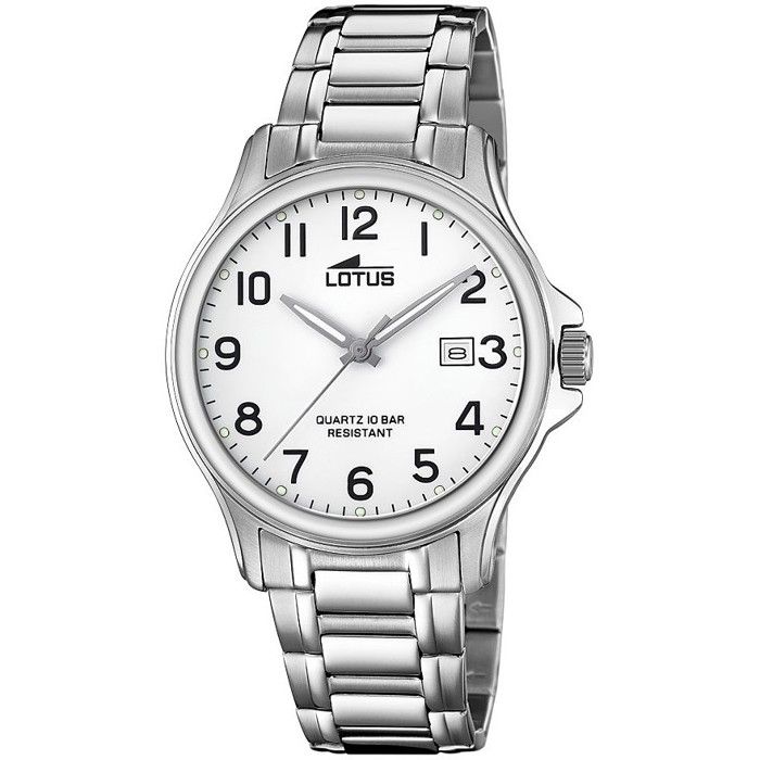 Montre - Lotus - 18645-1 - Argenté - Noir - Étanchéité 10 ATM