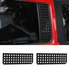 Для Jeep Wrangler JK 2007-2017 Наклейки на полосу оконной рамы задней двери Панель отделки
