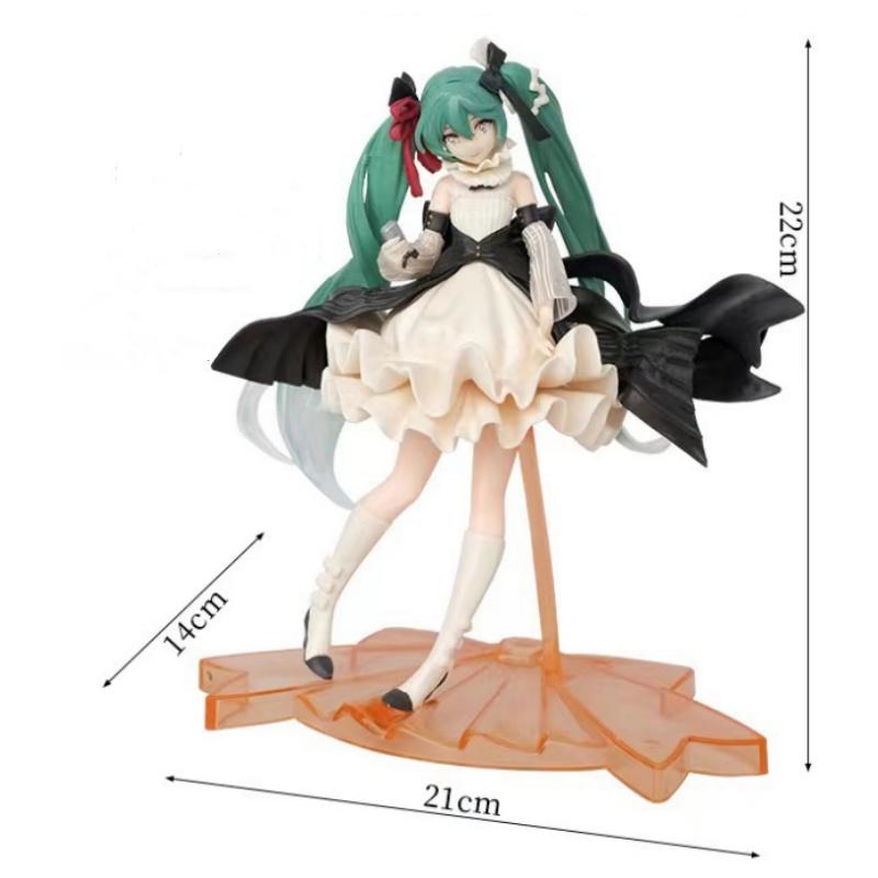 Фигурки Kawaii Купальник Vocaloid ПВХ Коллекционная модель Игрушки Подарок Девочке