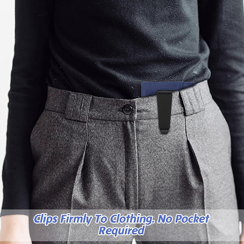 Компактный Ультратонкий Скрытый Зажим Кошелек Пояс для Хранения Денег Держатель для Кредитных Карт Противоугонный Дорожный Чехол для Женщин Мужчин