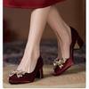 Мода 2024 Новые Женские Элегантные Дизайнерские Роскошные Украшенные Стразами Буквы Сексуальные Женские Высокие Каблуки Женская Обувь