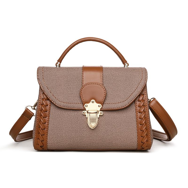 New Bag for Women Tote Women's Bag Fashionable and Versatile Women's One-shoulder Crossbody Small Square Bag