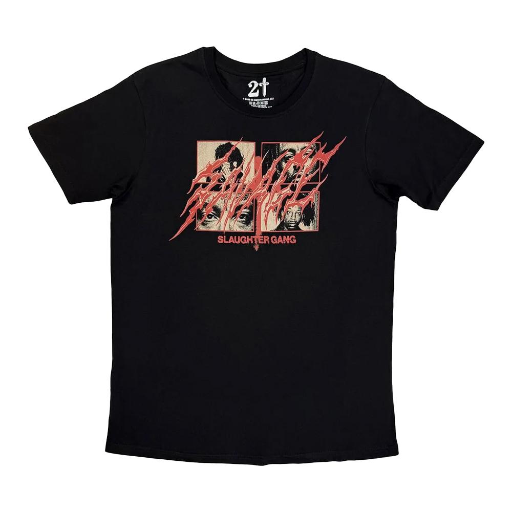 21 Savage Unisex Adult Slaughter Gang T-Shirt
