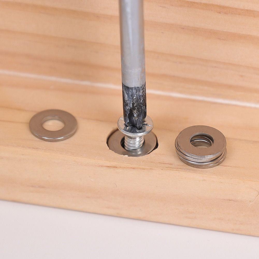 180 шт./кор. плоская шайба из нержавеющей стали, многоразмерные плоские шайбы, кольцо, прочная прокладка для винта