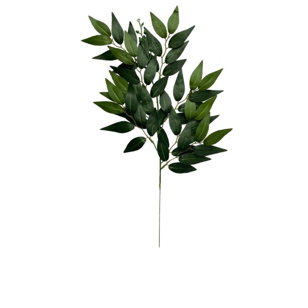 Handmade Silk Willow Leaves Long Fake Plant Home Garden Decor