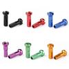 10Pcs Bicycle Spoke Cover Aluminum Alloy Spoke Nipples Easy Installation Bicycle Parts for MTB Road Bikes