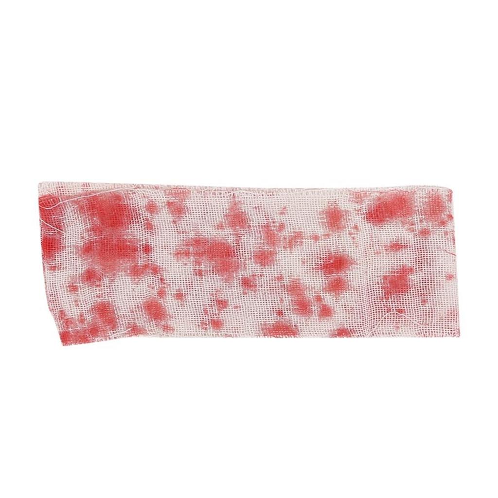 Хэллоуин Кровавая марля Украшения Ужас Стиль Кровавая Ткань Бинт Занавеска для Двери Создает Жуткую Атмосферу для Хэллоуина Вечеринка в Доме с Привидениями Декор