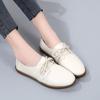 Женские белые туфли на плоской подошве, мокасины для вождения, повседневные черные туфли для ходьбы в стиле минимализма для мам, большой размер