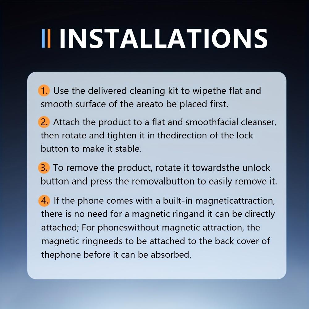 Магнитный держатель для телефона с прочной присоской для приборной панели автомобиля и домашнего использования, универсальное регулируемое крепление на 360°