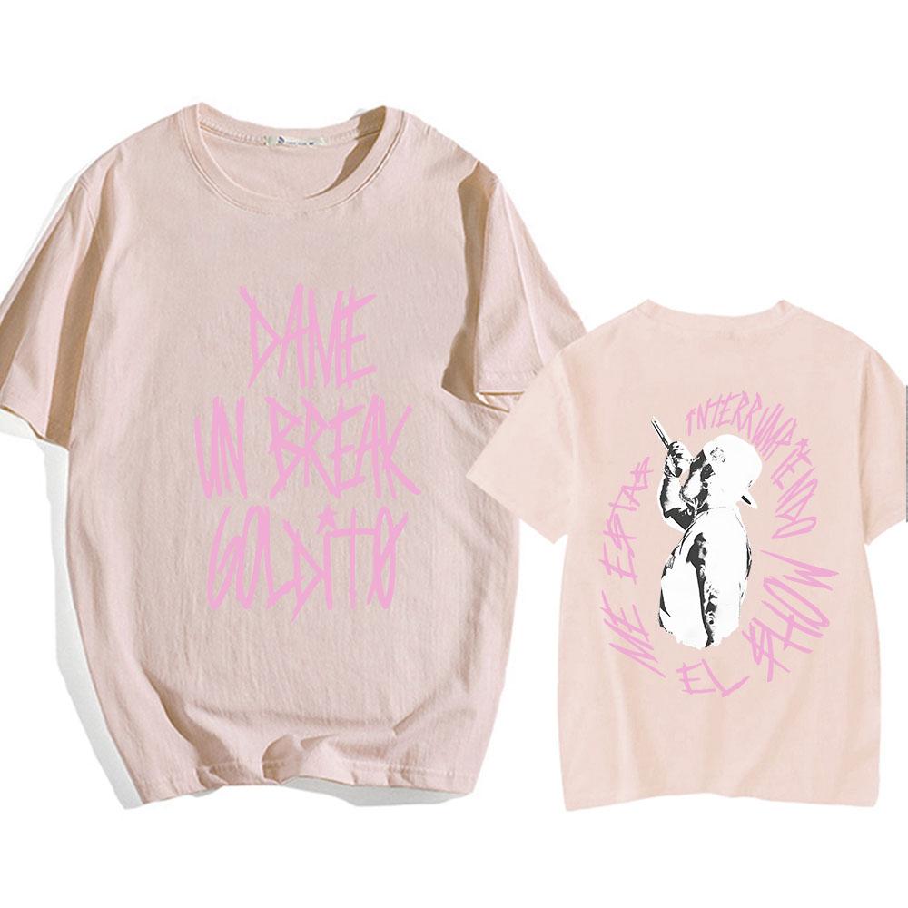 Футболка Jhayco VIDA ROCKSTAR с круглым вырезом, повседневная мужская/женская, летняя, высококачественная, мягкая, хлопковая футболка