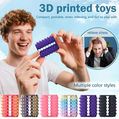 Игрушка-шип, напечатанная на 3D-принтере, массажная декомпрессионная игрушка, маленькая игрушка