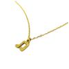 [P8053] - Golden 'Music Notes' Steel Necklace (semiquaver) - 7x5 Mm
