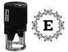 Printtoo R-40 Office Стационарная восьмиугольная кельтская вихревая рамка E Alphabet Monogram Self Inking Rubber