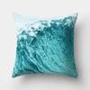 Sea Waves Beach Pillowcase Office Cushion Creative Home Car Sofa  Lumbar Cushion Cover Sea View Decor Pillow case 45x45cm