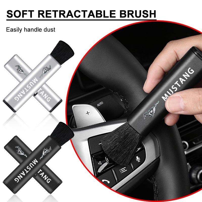 Car Interior Cleaning Tool Outlet Soft Brush Artifact Brush Goods For Ford Focus MK3 Ranger Fiesta S-Max Mondeo MK4 Kuga