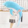 Large Plush Dolphin Toys Stuffed Sea Animal Cute Girls Dolls Soft Baby Sleeping Pillow Christmas Birthday Gift for Children