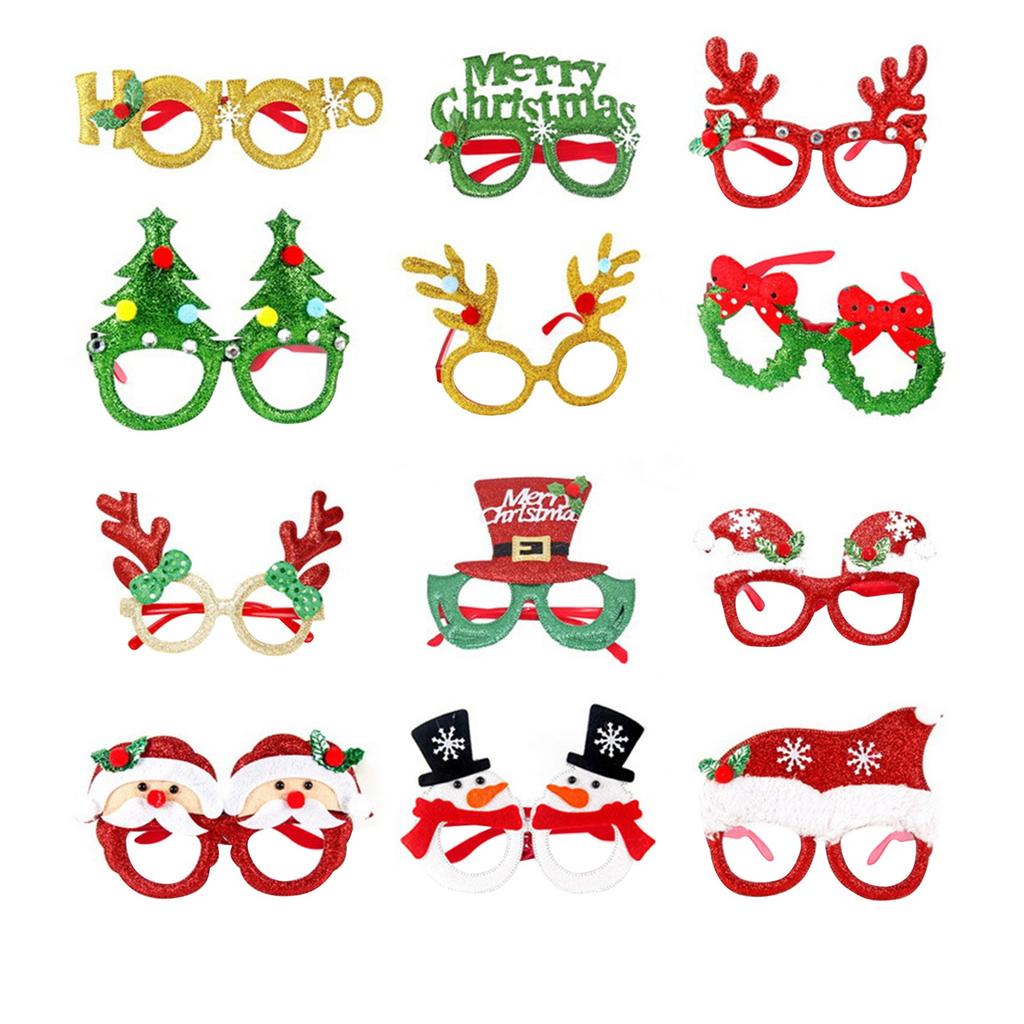 Рождественские украшения набор очков праздник взрослые дети рождественский подарок шляпа голова пряжка обруч кольцо Пэт