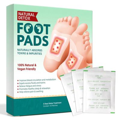 10 шт. подушечки для ног с имбирем, бамбуковые подушечки для ухода за ногами для здорового тела, простыни для снятия стресса, улучшения сна, уменьшения дисменореи