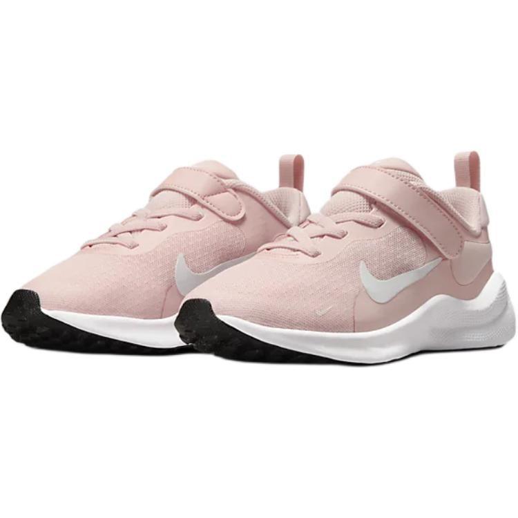 Nike REVOLUTION 7 Противоскользящая амортизация Противоскользящая амортизация Низкие детские беговые кроссовки Розовые Детские FB7690-602