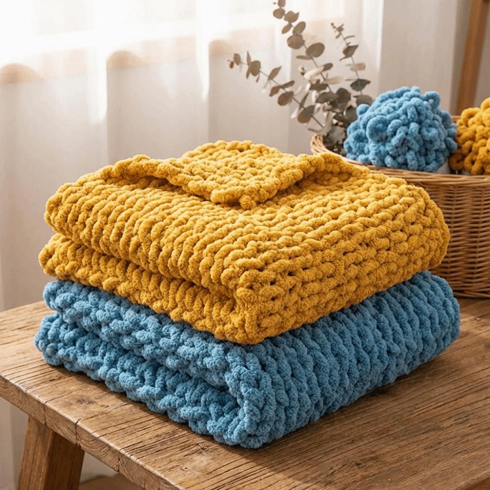 100g/Roll Finger Loop Yarn Hand Woven Hand Knitting Yarn DIY Knitting Thread  Blanket Knitting