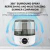 Household Large Capacity Humidifier Quiet Operation Remote Control Large Spray Humidification Machine with Aromatherapy Feature