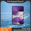 For Huawei Pura X Glass IMAK Hydrogel Film 4th Generation Full Coverage Screen Protector