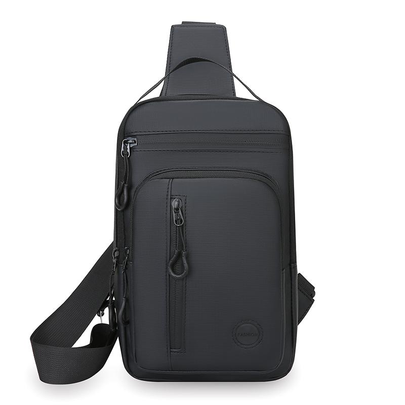 Унисекс Многофункциональная сумка через плечо - Водостойкий нейлоновый слинг на грудь с организационными карманами