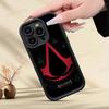Чехол для игрового телефона A-Assassin S -Creed для iPhone 17 16 15 14 13 12 11 Pro Max Mini Plus Мягкая задняя крышка из ТПУ