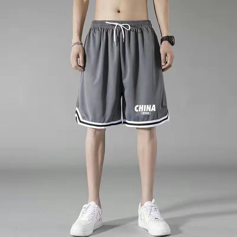 Мужские спортивные шорты с эластичной резинкой на талии