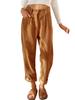 2025 Retro Corduroy Women's Harem Pants - European & American Spring/Autumn Style