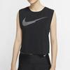 Nike Run Division плиссированный беговой жилет женский топ черный CZ2836-010