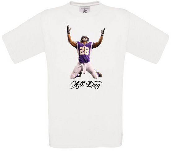 Adrian Peterson all Day Minnesota American Football T-Shirt
