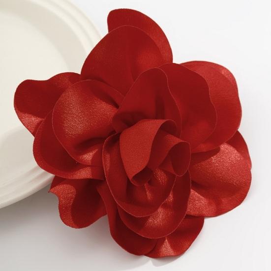 Yousheng Женская брошь-корсаж из ткани в форме цветка, противоскользящая, для костюма, воротника, шляпы, шарфа, украшения для платья, прищепка для выпускного бала, украшения для одежды