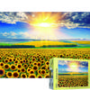 Puzzle Life Fantastic Sunrise Jigsaw Puzzle In a Sunflower Field PL874, Korean Popular Puzzles