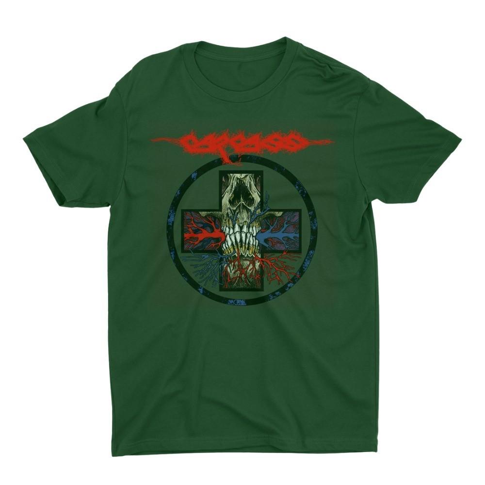 Редкая Горячая Группа Carcass Рок-Музыка Лесной Зеленый S до 5XL Футболка CA014 Унисекс Футболка