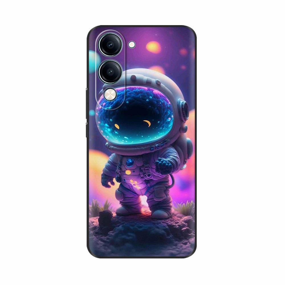 Чехол для телефона Vivo Y19 Модный дизайн с узорами Мягкая задняя крышка из ТПУ-силикона Для Vivo Y19 5G V2432 Чехлы для телефона Защитные Fundas