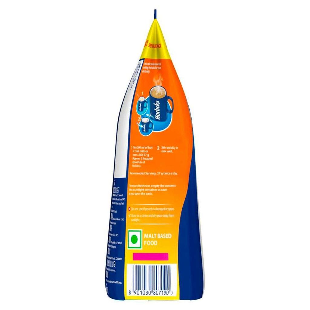 Питательный напиток Horlicks Classic Malt 800 г пакет – Поддержка роста, энергии и иммунитета детей с 27 жизненно важными питательными веществами