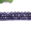 Lavender Purple Chalcedony Beaded Loose Beads for DIY Jewelry and Bracelet Making