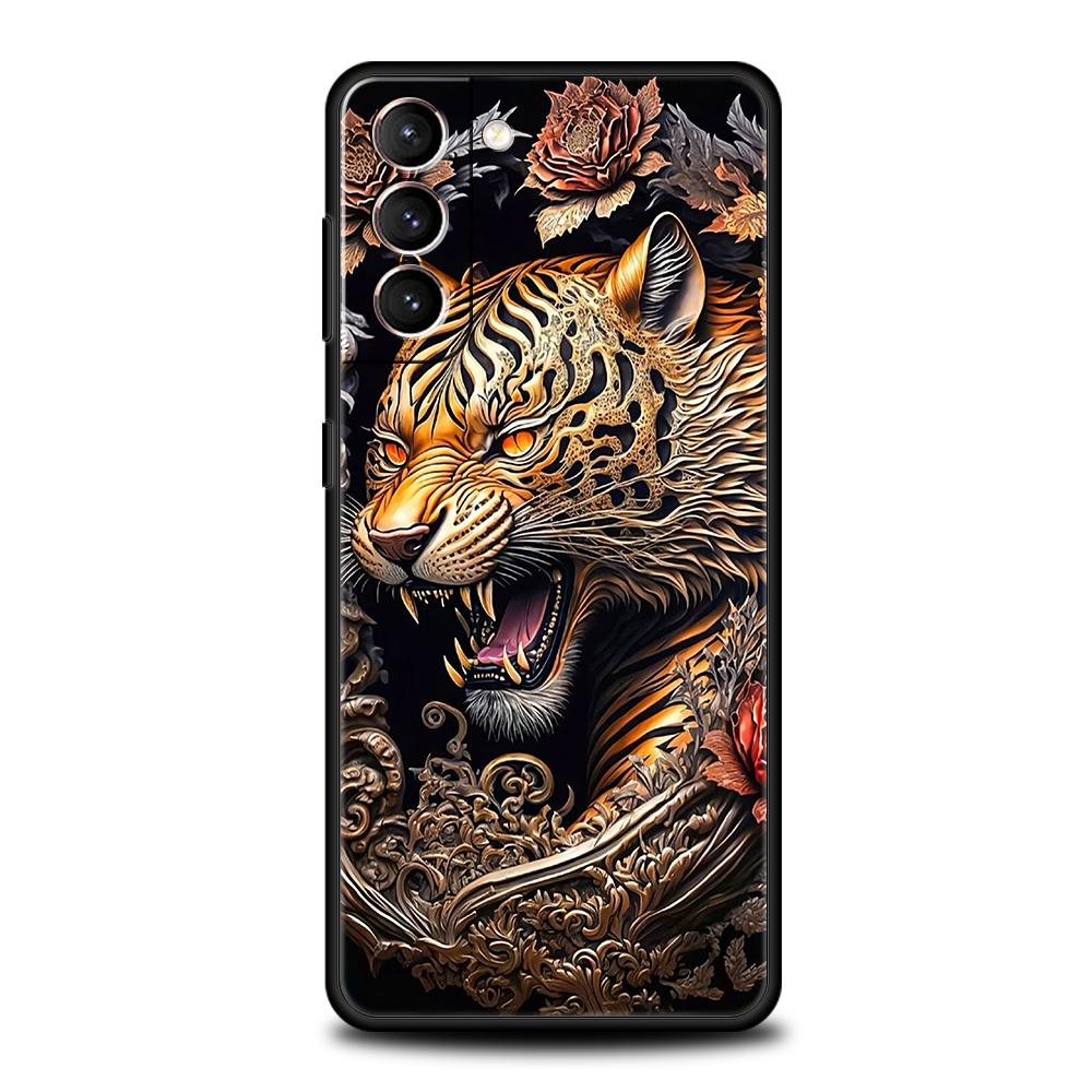Чехол с леопардовым принтом для Samsung Galaxy S24 S23 S22 S20 S21 FE Ultra S10 S10E S9 S8 Plus 5G Силиконовый чехол Fundas Capas Сумка