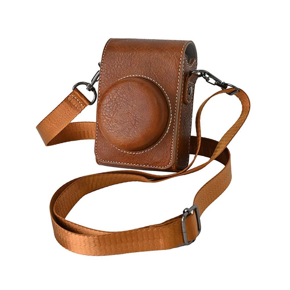 Чехол из ПУ кожи для камеры Canon SX740 HS SX730 G7X Mark II III G7X2 G7X3 Sony ZV1II ZV1F ZV1M2 Lumix LX10 LX15 LX9 GR 2 3