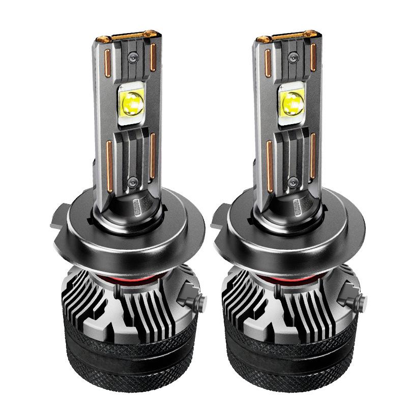 Супер яркая светодиодная автомобильная фара с линзой, прожектором и режимами ближнего/дальнего света для моделей H7, H4, H11, H8