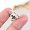 Сердолик 925 пробы стерлингового серебра в форме маркиза драгоценный камень ювелирные изделия ручной работы для женщин