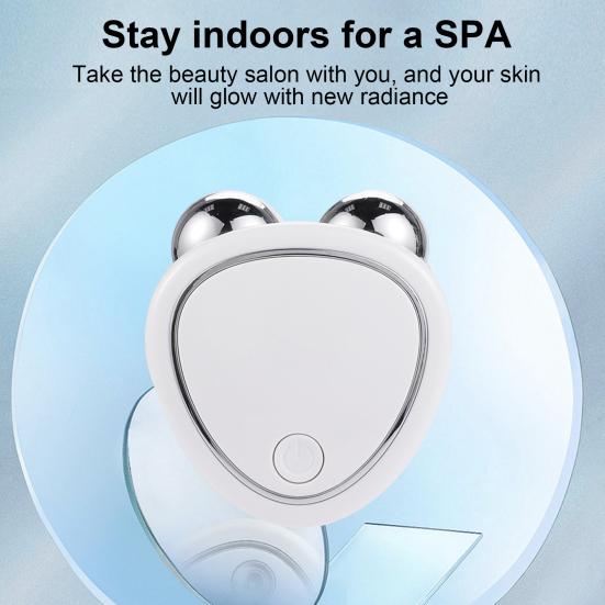 Face Lifting Machine Facial Massager Microcurrent Roller Skin Tightening USB Charging Beauty Device for Eyes Rejuvenation Anti Wrinkle