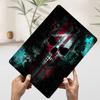 Skull With Stripes Tinplate Poster Customized Wall Art Vintage Retro Metal Signs for Gamer Decoration Room Home Decor Coffee Bar