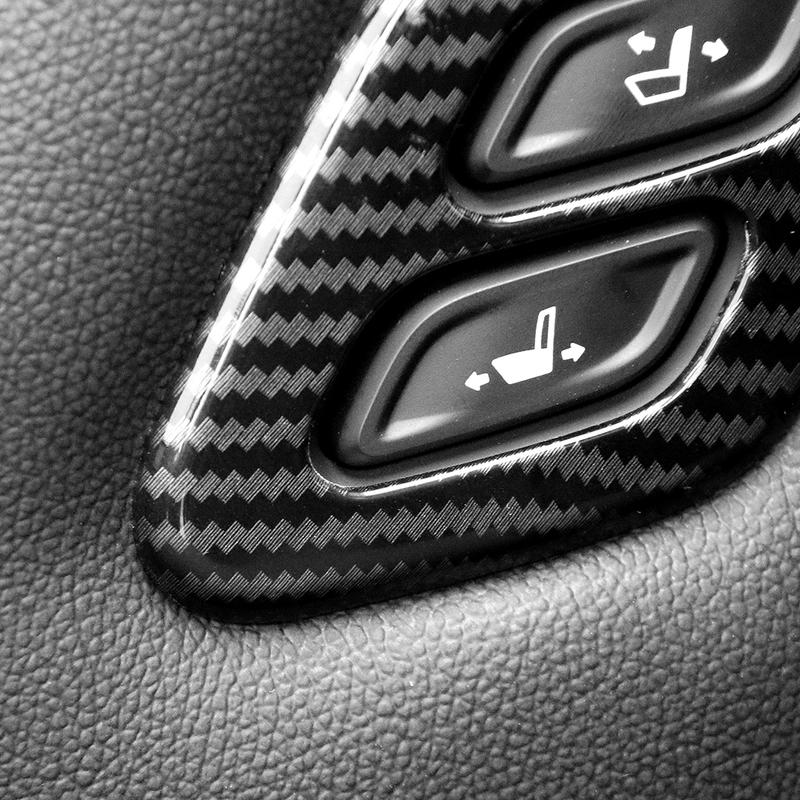 Car Seat Adjustment Switch Control Button Cover Trim For Kia Stinger 2018-/For Genesis G70 -2025 LHD