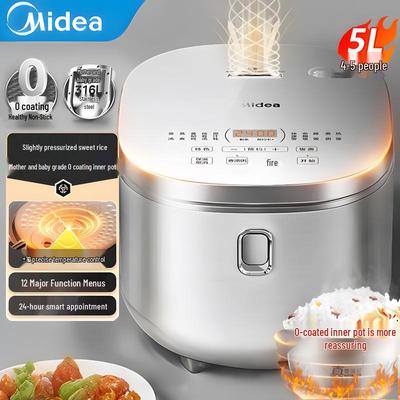 Midea Электрическая скороварка 5 л из нержавеющей стали 316L